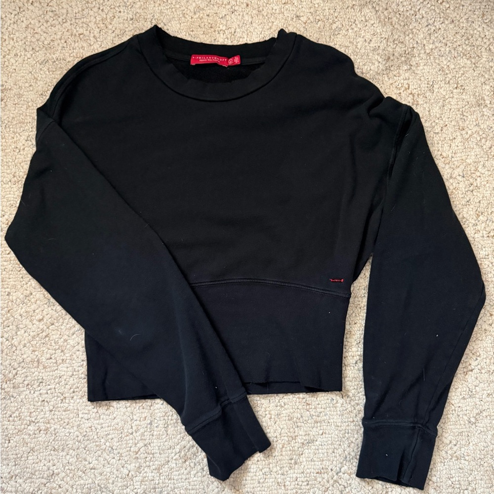 n:PHILANTHROPY Black Sweatshirt